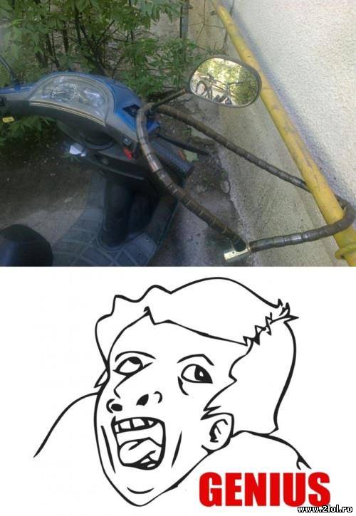 Antifurt pentru scuter poze haioase