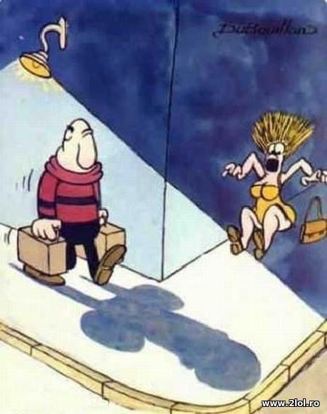 S-a speriat saraca poze haioase