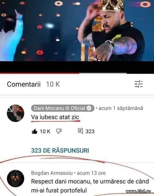 De cand il urmareste pe Dani Mocanu poze haioase