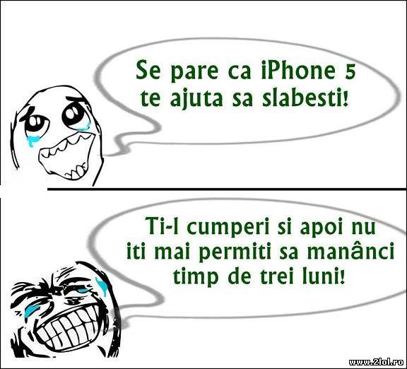 iPhone 5 te ajută să slăbeși poze haioase