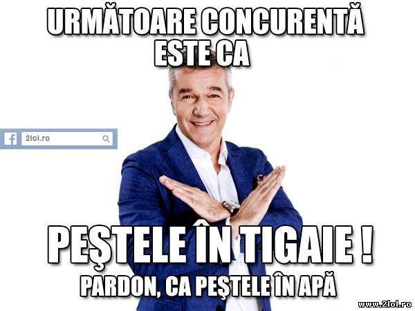 Următoarea concurentă este ca peştele în tigaie poze haioase