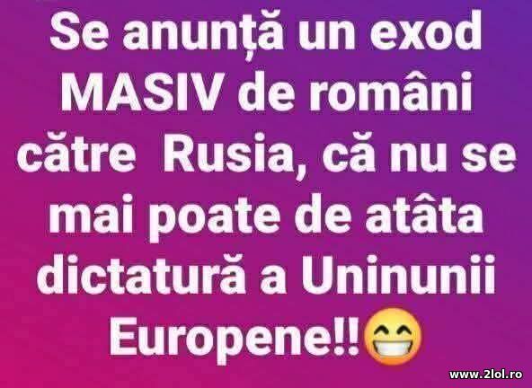 Pleaca in Rusia poze haioase