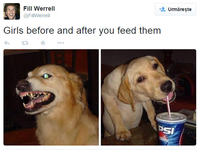 Fetele, înainte și după poze haioase