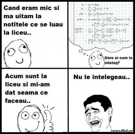 Notitele din liceu poze haioase