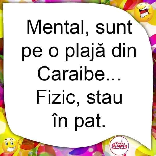 Mental, sunt pe o plaja in Caraibe poze haioase