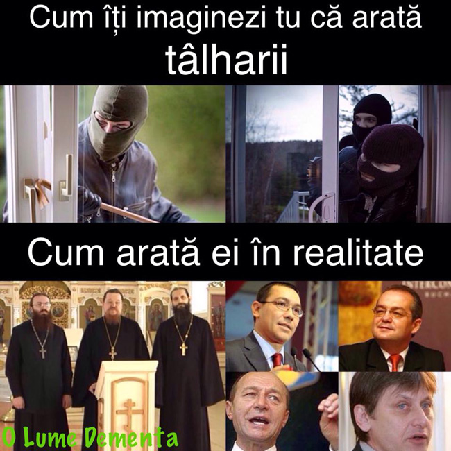 Cum arată tâlharii poze haioase