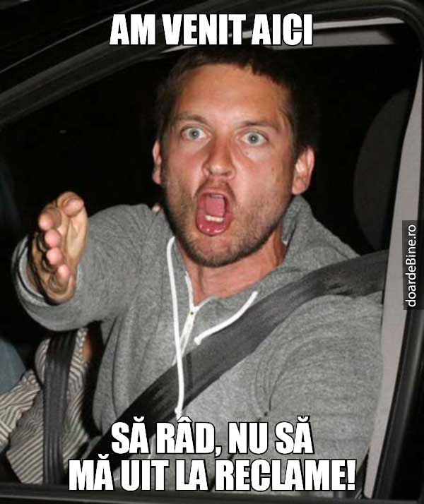 Când dai de reclame pe o pagină de divertisment poze haioase