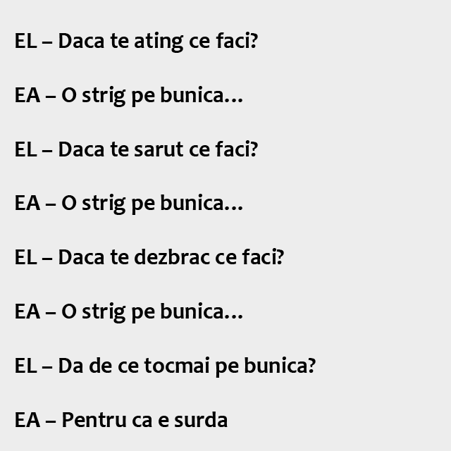 De ce o strigă pe bunica poze haioase