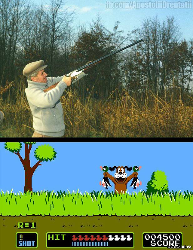 Nicuşor la vânat poze haioase