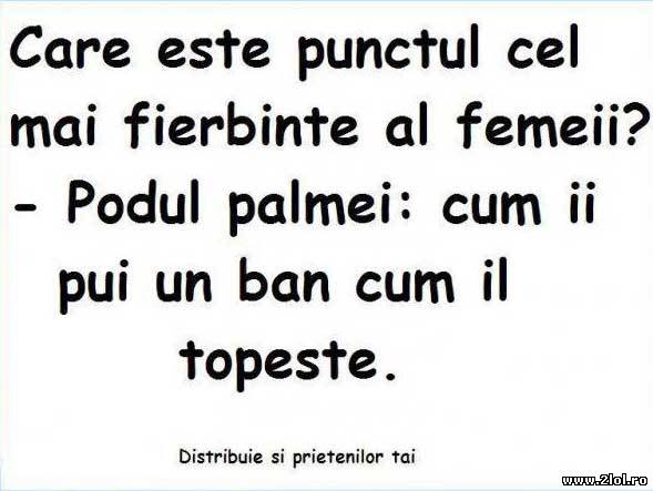 Punctul cel mai fierbine al femeii poze haioase