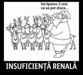 Moș Crăciun are insuficiență renală poze haioase