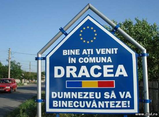 Bine aţi venit în comuna Dracea poze haioase