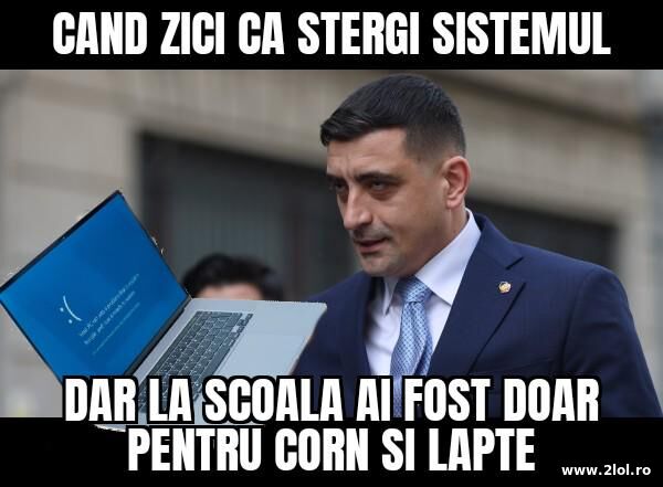 Cand zici ca stergi sitemul poze haioase