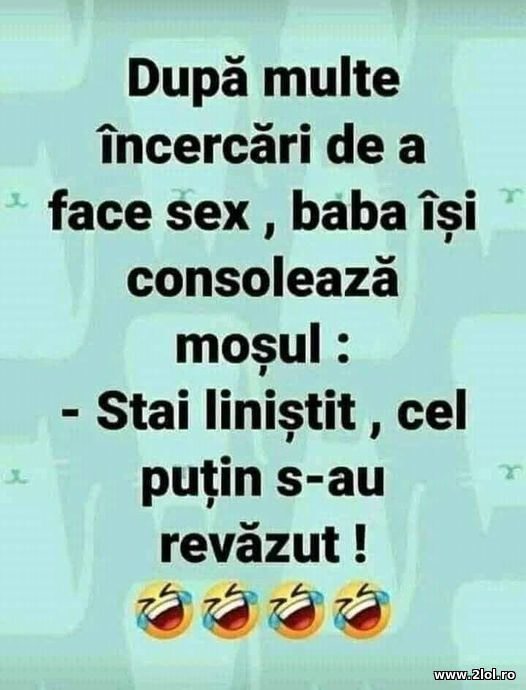 Cel putin s-au revazut poze haioase