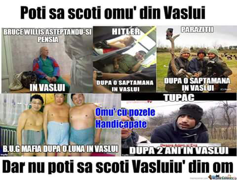 Poți să scoți omu' din Vaslui, dar poze haioase