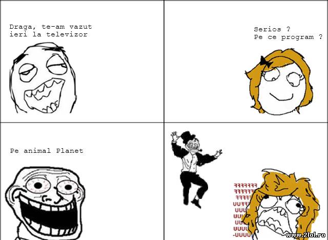 Te-am văzut ieri la televizor poze haioase