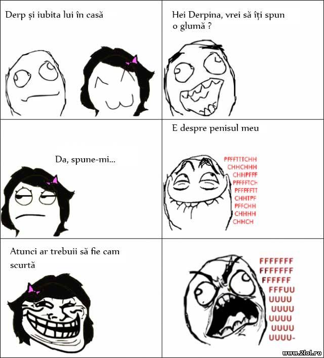 Derp și gluma despre penis poze haioase