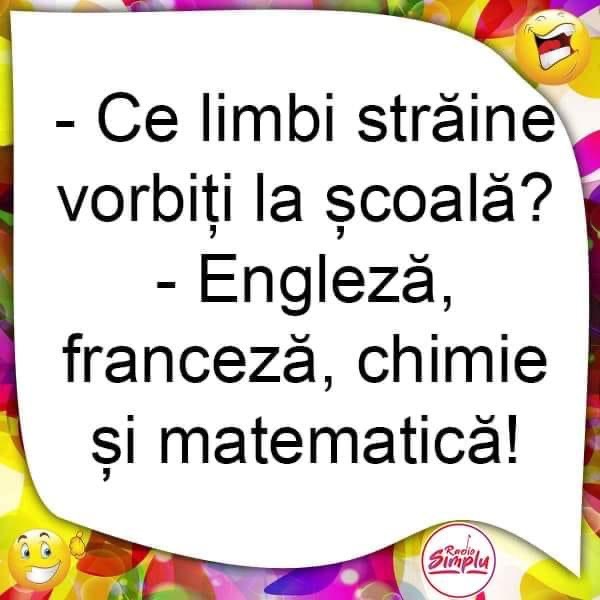 Ce limbi straine vorbiti la scoala? poze haioase