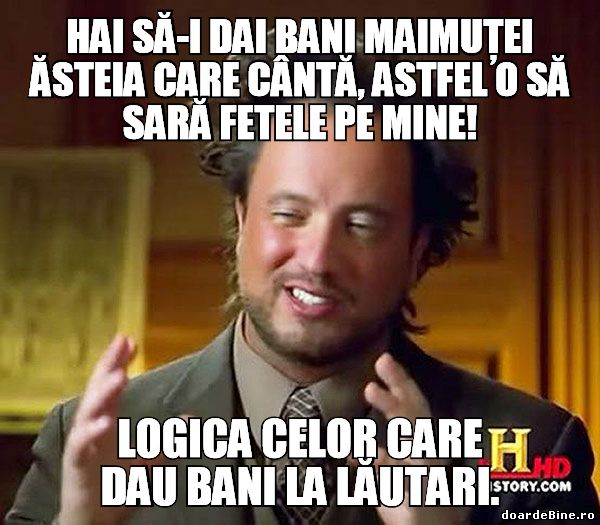Logica celor care dau bani la lăutari poze haioase