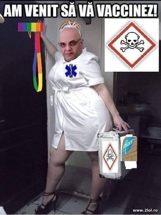 Am venit sa va vaccinez - Raed Arafat poze haioase