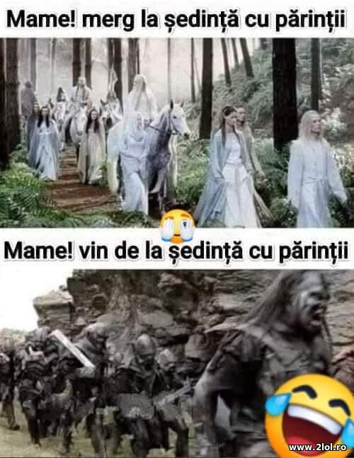 Mamele merg la sedinta cu parintii poze haioase