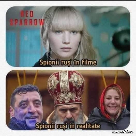 Spionii rusi in filme vs realitate poze haioase