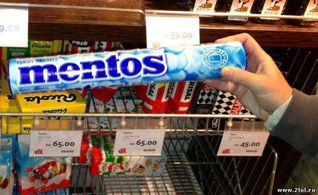 Mentos pentru cazuri extrerme poze haioase
