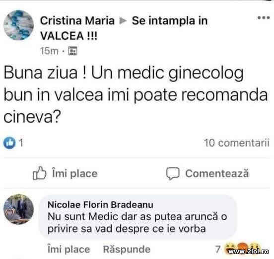 Un medic ginecolog poze haioase