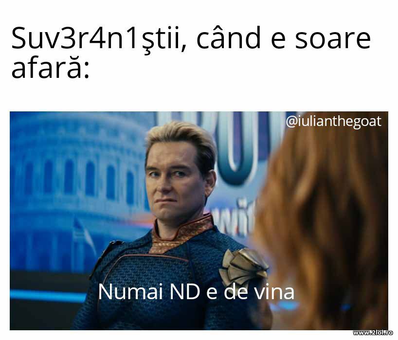 Suveranistii cand e soare | poze haioase