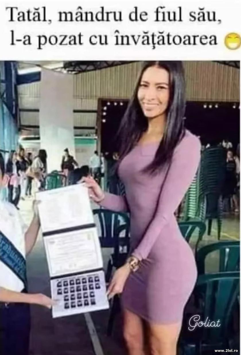 Tatal, mandru de fiul sau | poze haioase