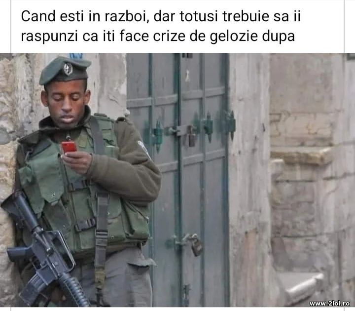 Cand esti la razboi si trebuie sa ii raspunzi | poze haioase