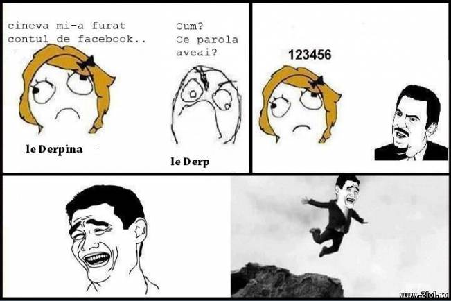 Nu vă puneți parole prea complicate | poze haioase