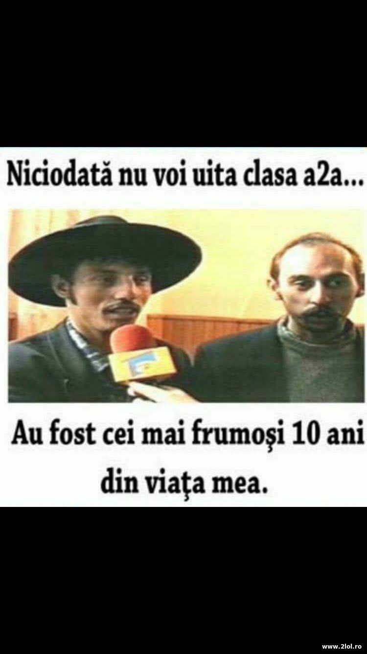 Nu voi uita clasa a 2-a | poze haioase