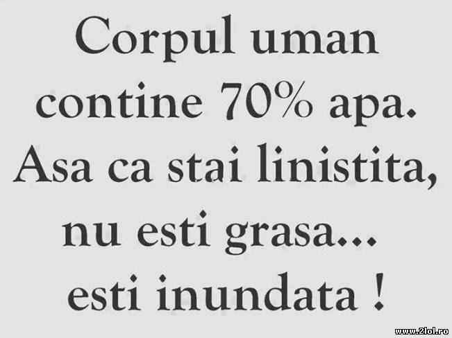 Stai liniştită, nu eşti grasă | poze haioase