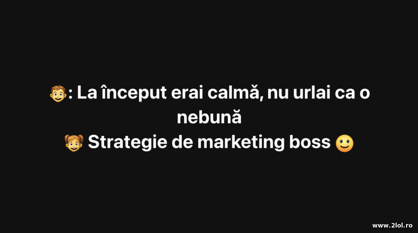 La inceput erai calma | poze haioase