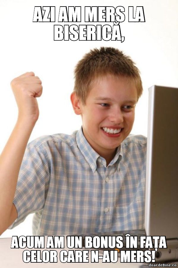 De ce merg unii la biserică | poze haioase