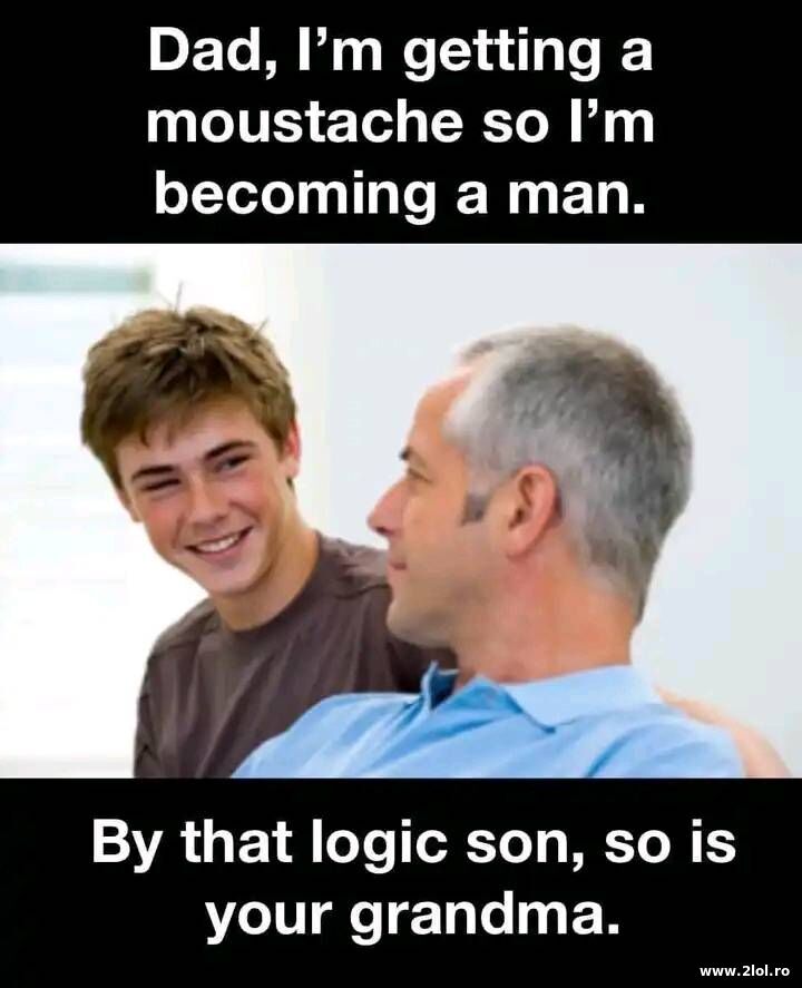 I'm becoming a man | poze haioase