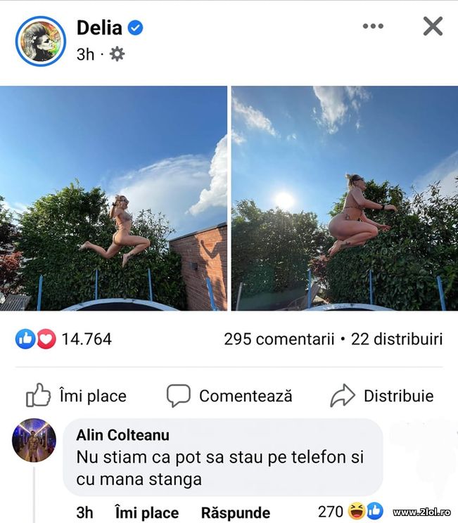 Nu stiam ca pot sa stau pe telefon si cu mana stan | poze haioase