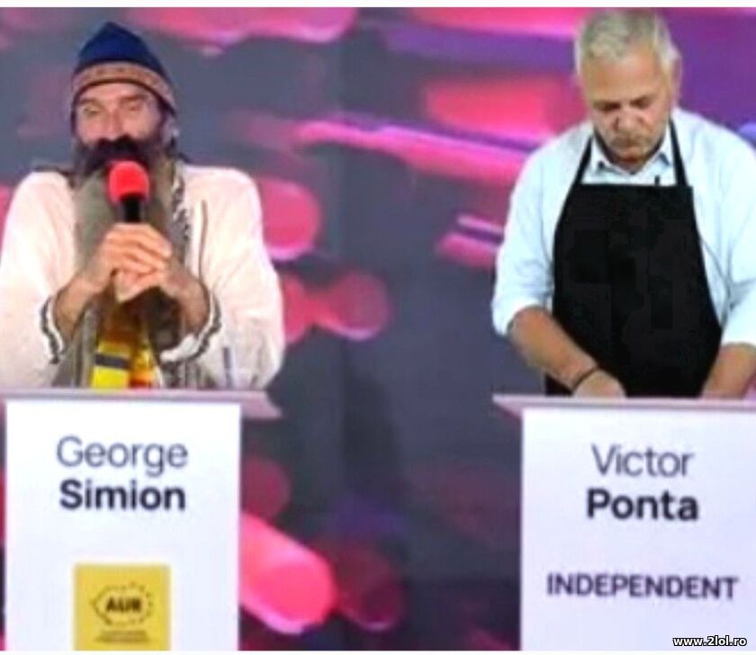 George Simion si Victor Ponta | poze haioase