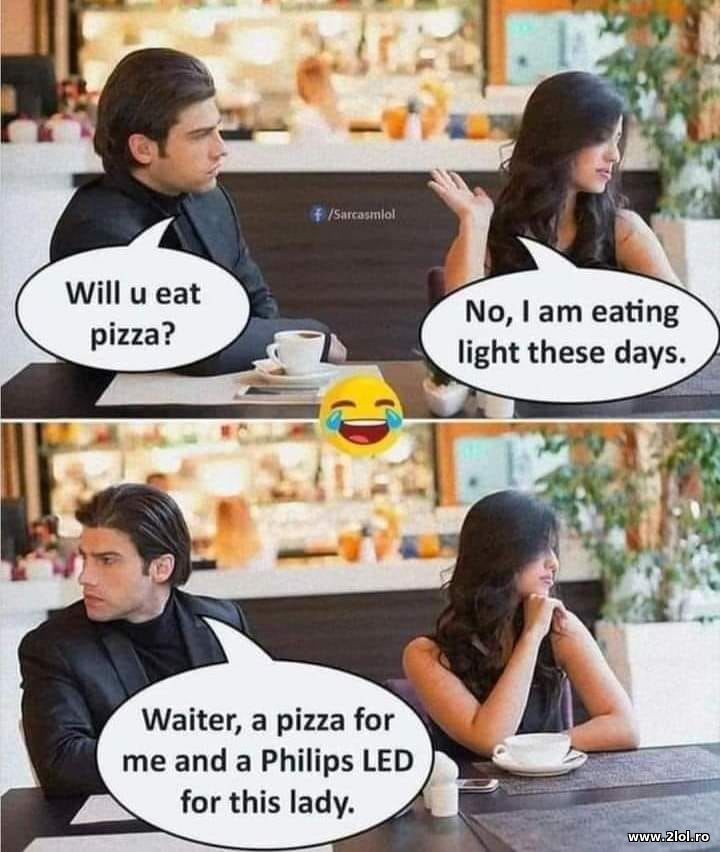 Will you eat a pizza? | poze haioase