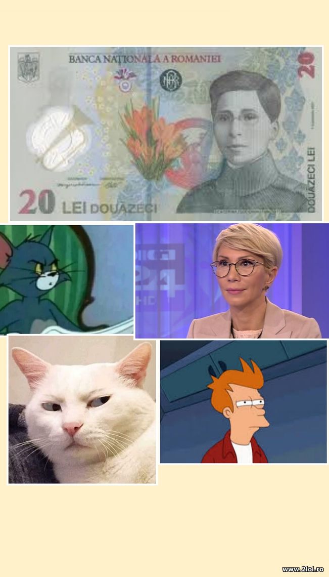 20 de lei seamana cu Raluca Turcan | poze haioase