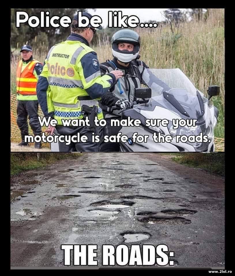 We want to make sure your motorcycle is safe for | poze haioase