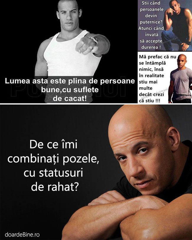 S-a saturat Vin Diesel | poze haioase
