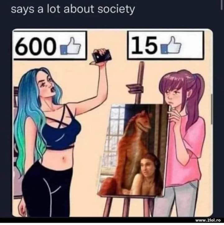 Says a lot about society | poze haioase