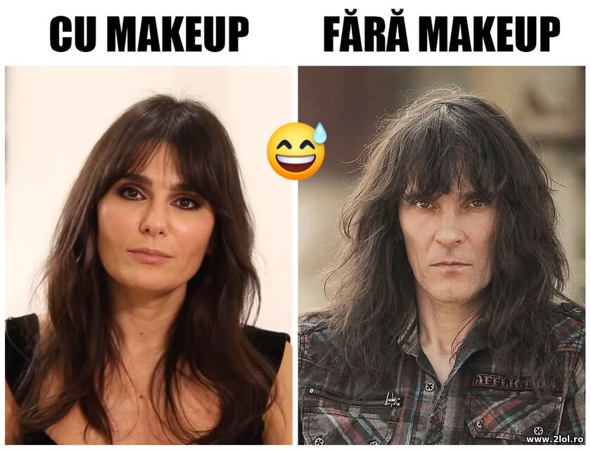 Cu si fara | poze haioase