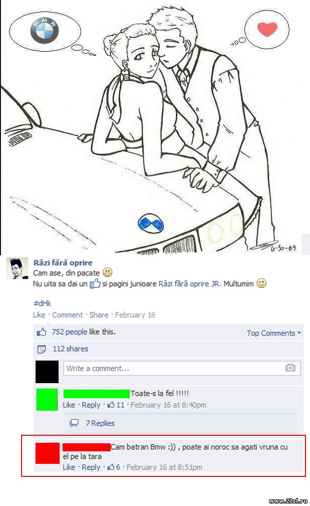 Fetele agățate cu bmw | poze haioase
