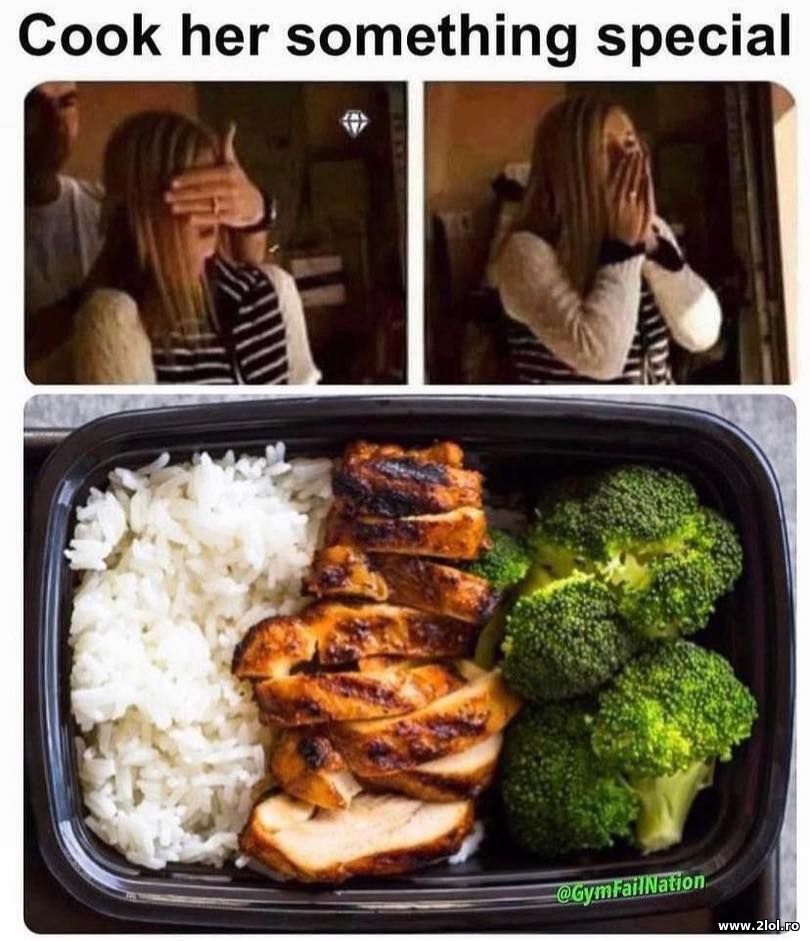 Cook her something special | poze haioase