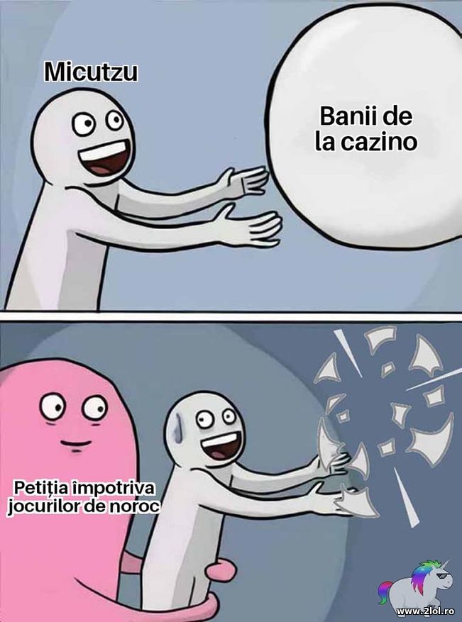 Petitia impotriva jocurilor de noroc si Micutu | poze haioase