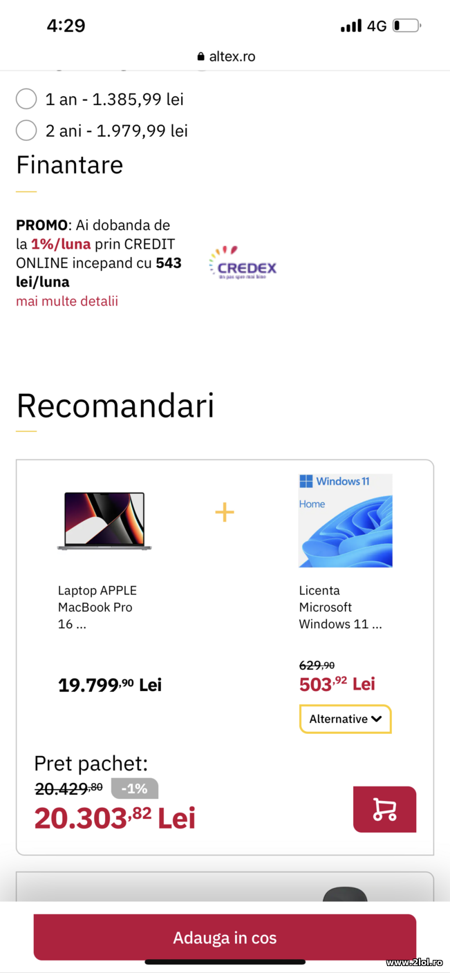 Altex recomanda MacBook cu Windows 11 | poze haioase
