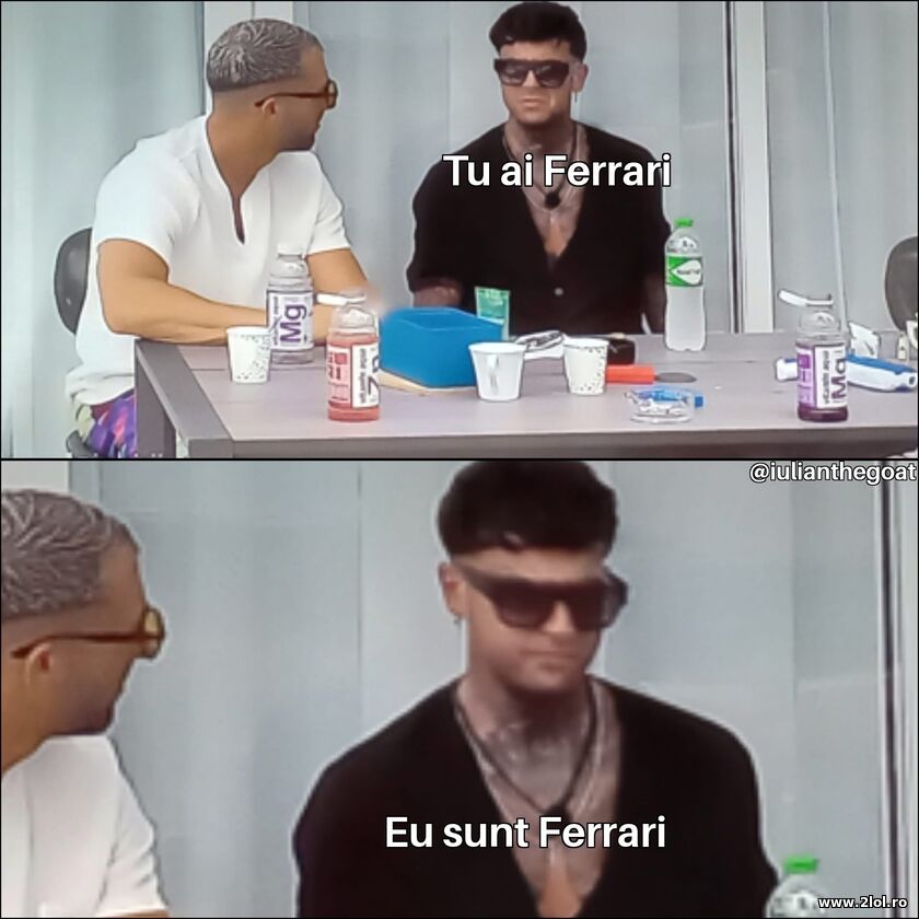 Eu sunt Ferrari | poze haioase